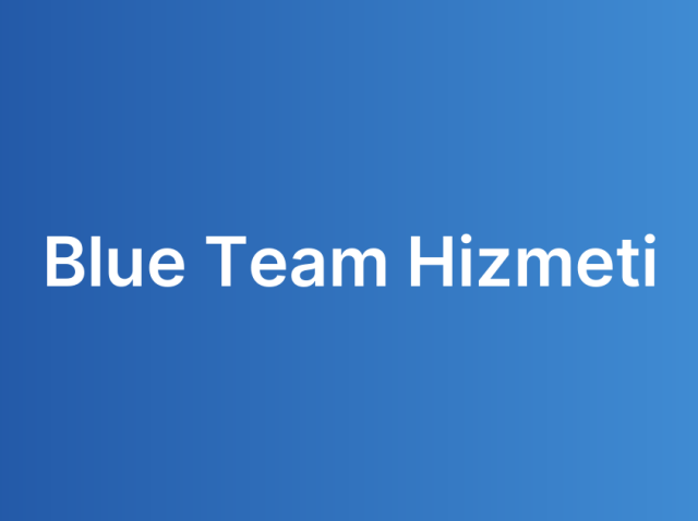 Blue Team Hizmeti
