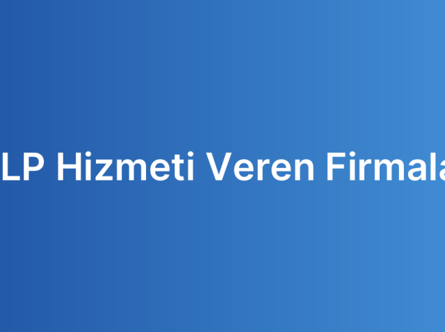DLP Hizmeti Veren Firmalar