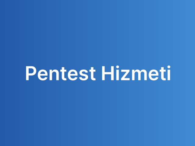 Pentest Hizmeti