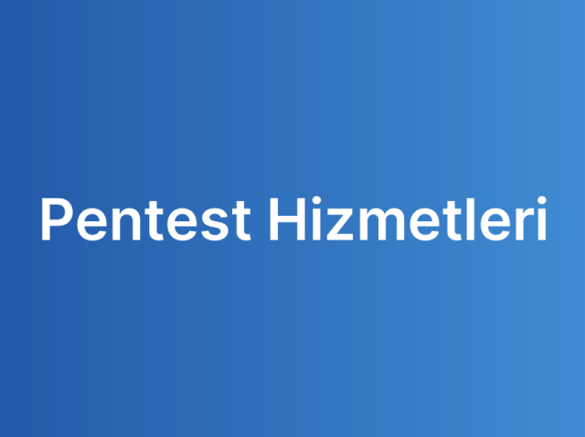 Pentest Hizmetleri