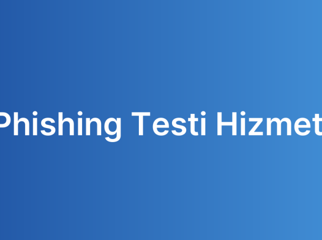 Phishing Testi Hizmeti
