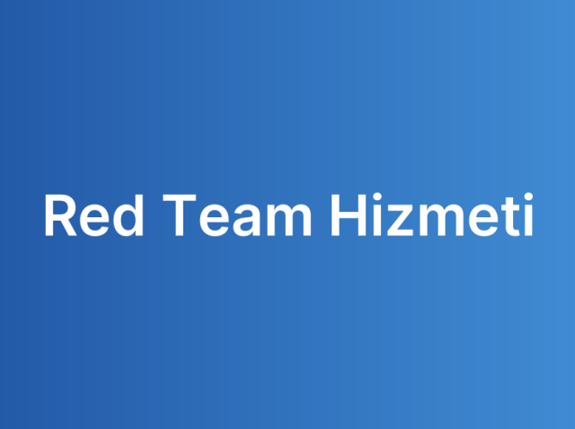 Red Team Hizmeti