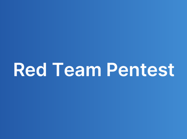 Red Team Pentest