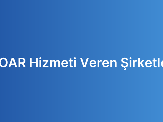 SOAR Hizmeti Veren Şirketler