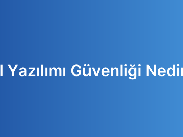 AI Yazılımı Güvenliği Nedir?