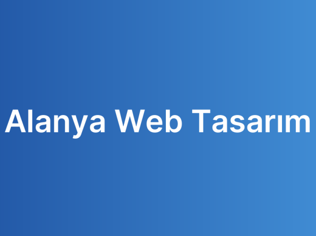 Alanya Web Tasarım