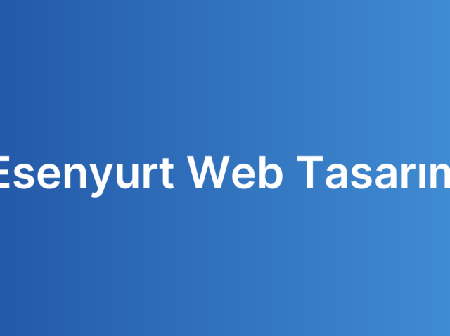 Esenyurt Web Tasarım