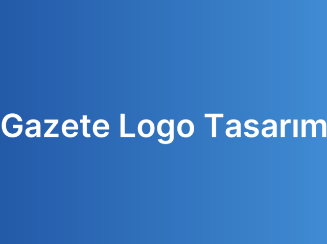 Gazete Logo Tasarım
