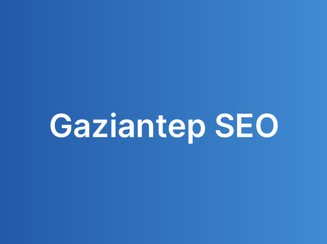 Gaziantep SEO