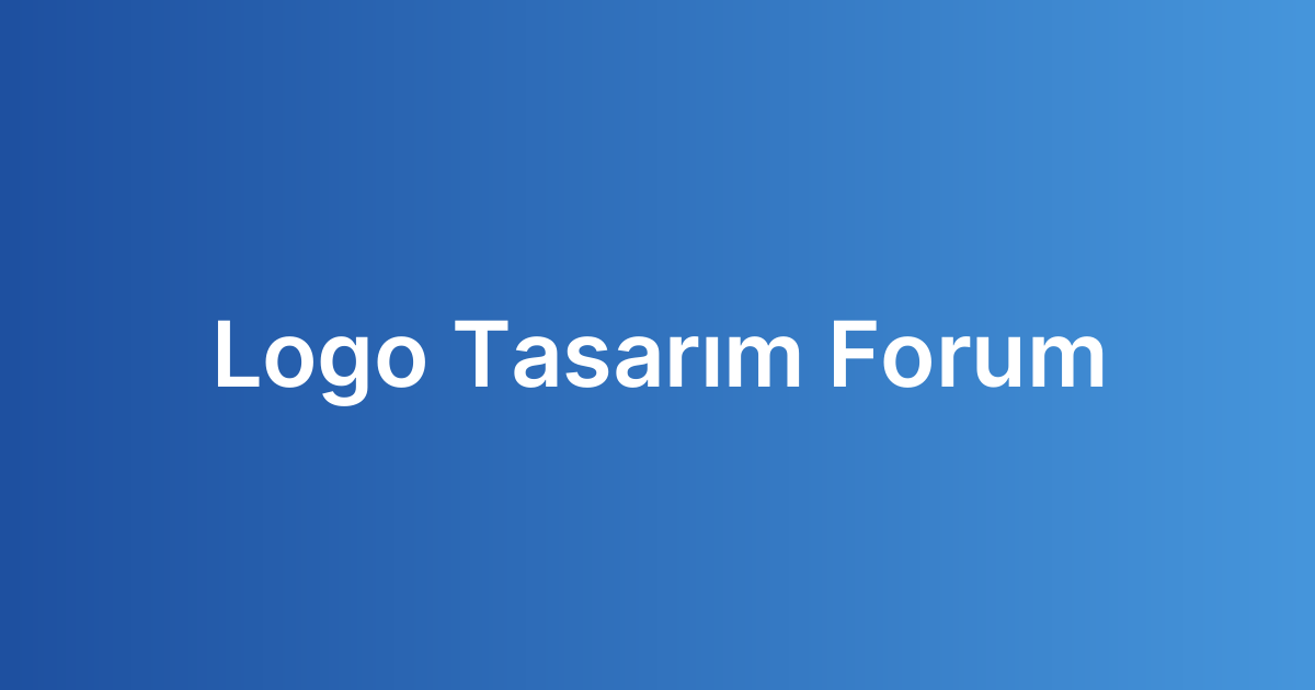 Logo Tasarım Forum