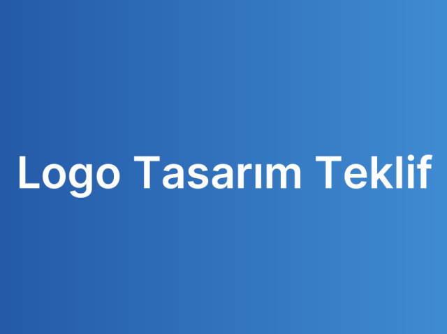 Logo Tasarım Teklif