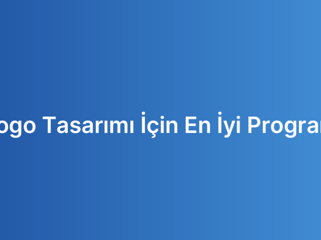 Logo Tasarımı İçin En İyi Program