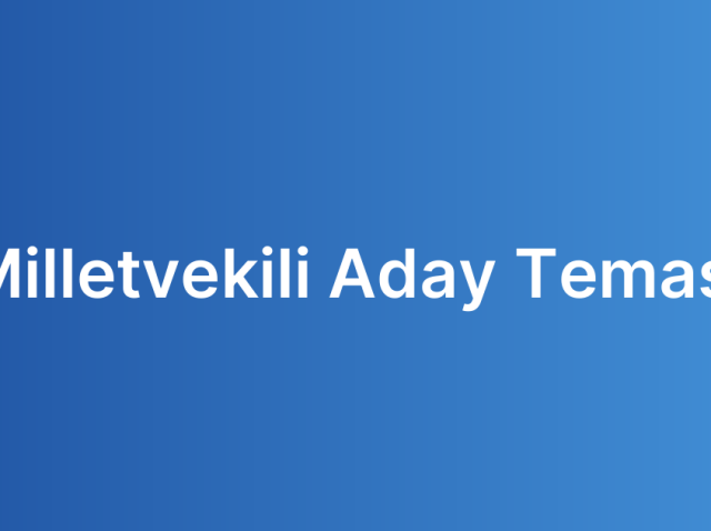 Milletvekili Aday Teması