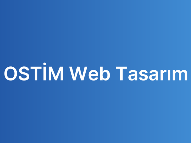 OSTİM Web Tasarım