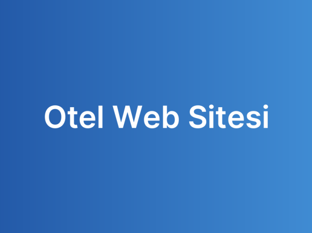 Otel Web Sitesi
