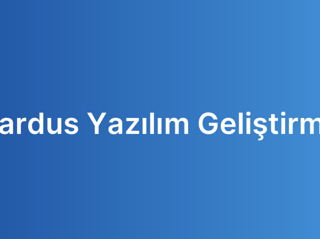 Pardus Yazılım Geliştirme