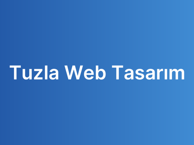Tuzla Web Tasarım