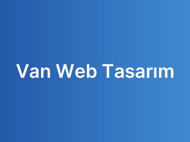 Van Web Tasarım