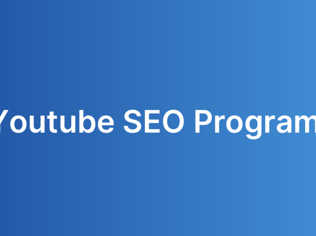 Youtube SEO Programı