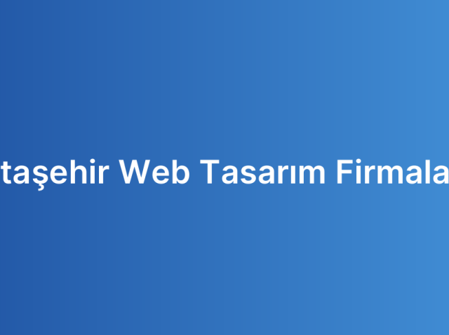 Ataşehir Web Tasarım Firmaları