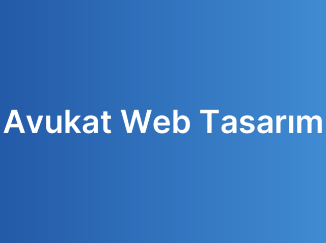 Avukat Web Tasarım