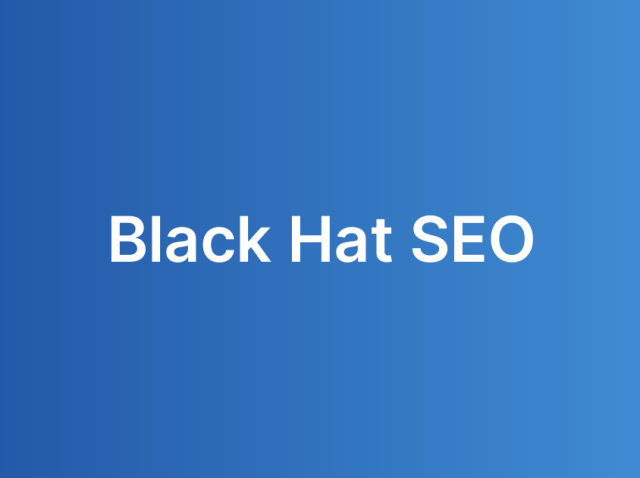 Black Hat SEO