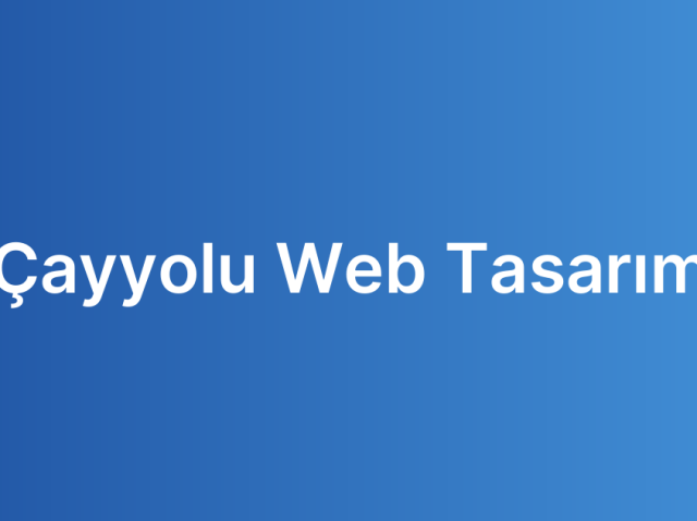 Çayyolu Web Tasarım