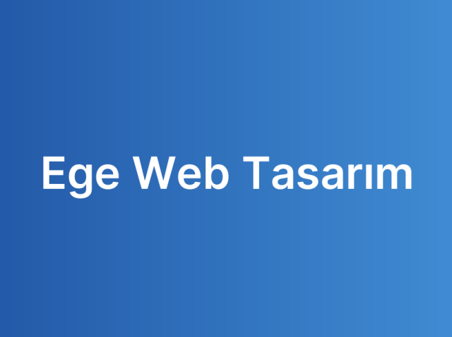 Ege Web Tasarım