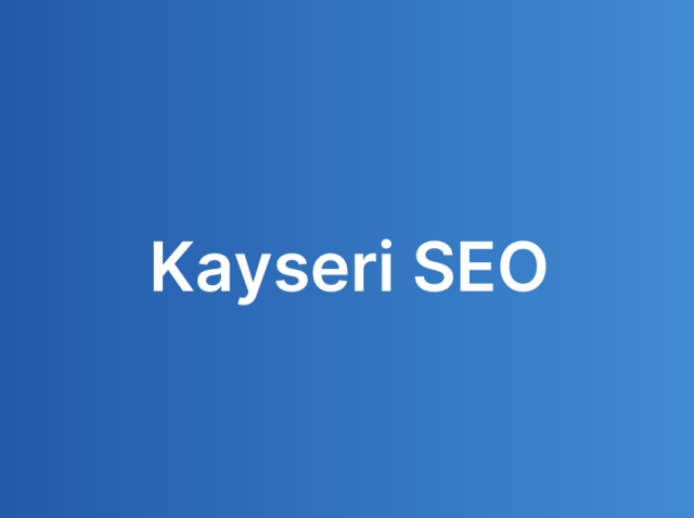 Kayseri SEO