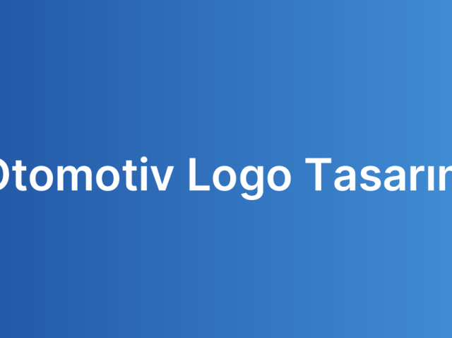Otomotiv Logo Tasarım
