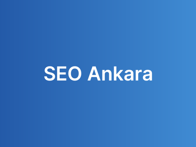 SEO Ankara