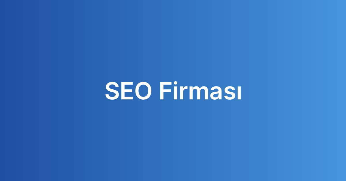SEO Firması