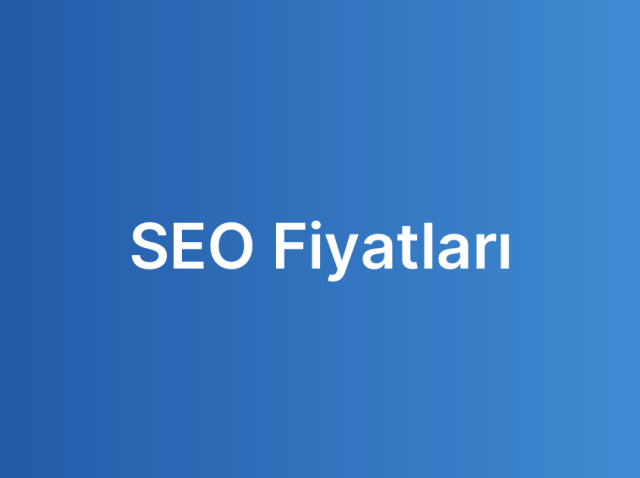 SEO Fiyatları