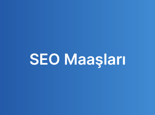 SEO Maaşları