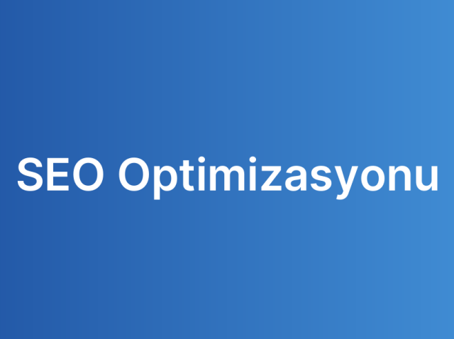 SEO Optimizasyonu