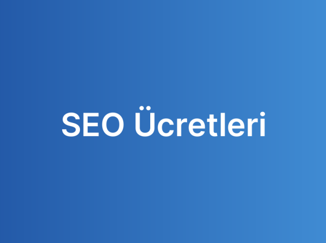 SEO Ücretleri