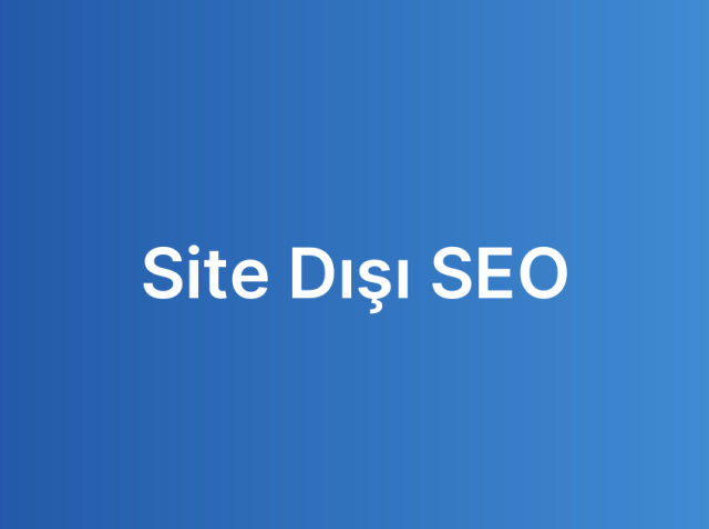Site Dışı SEO
