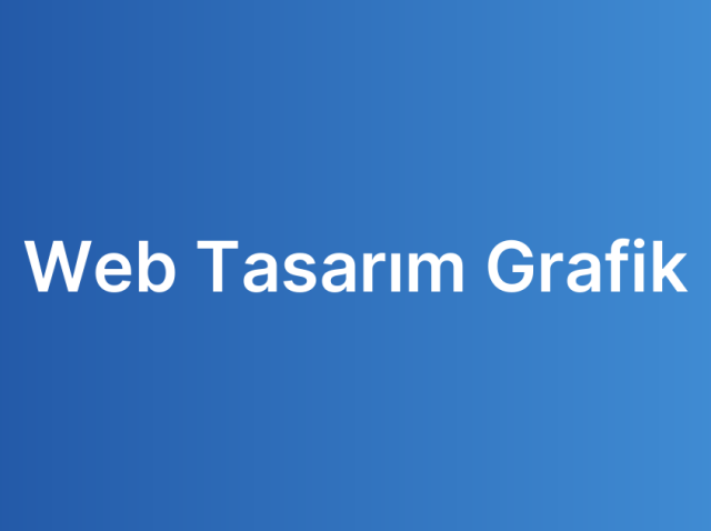 Web Tasarım Grafik