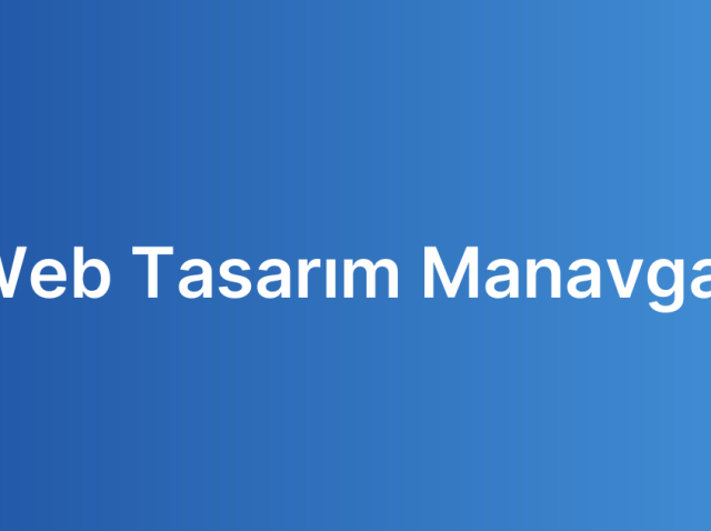 Web Tasarım Manavgat